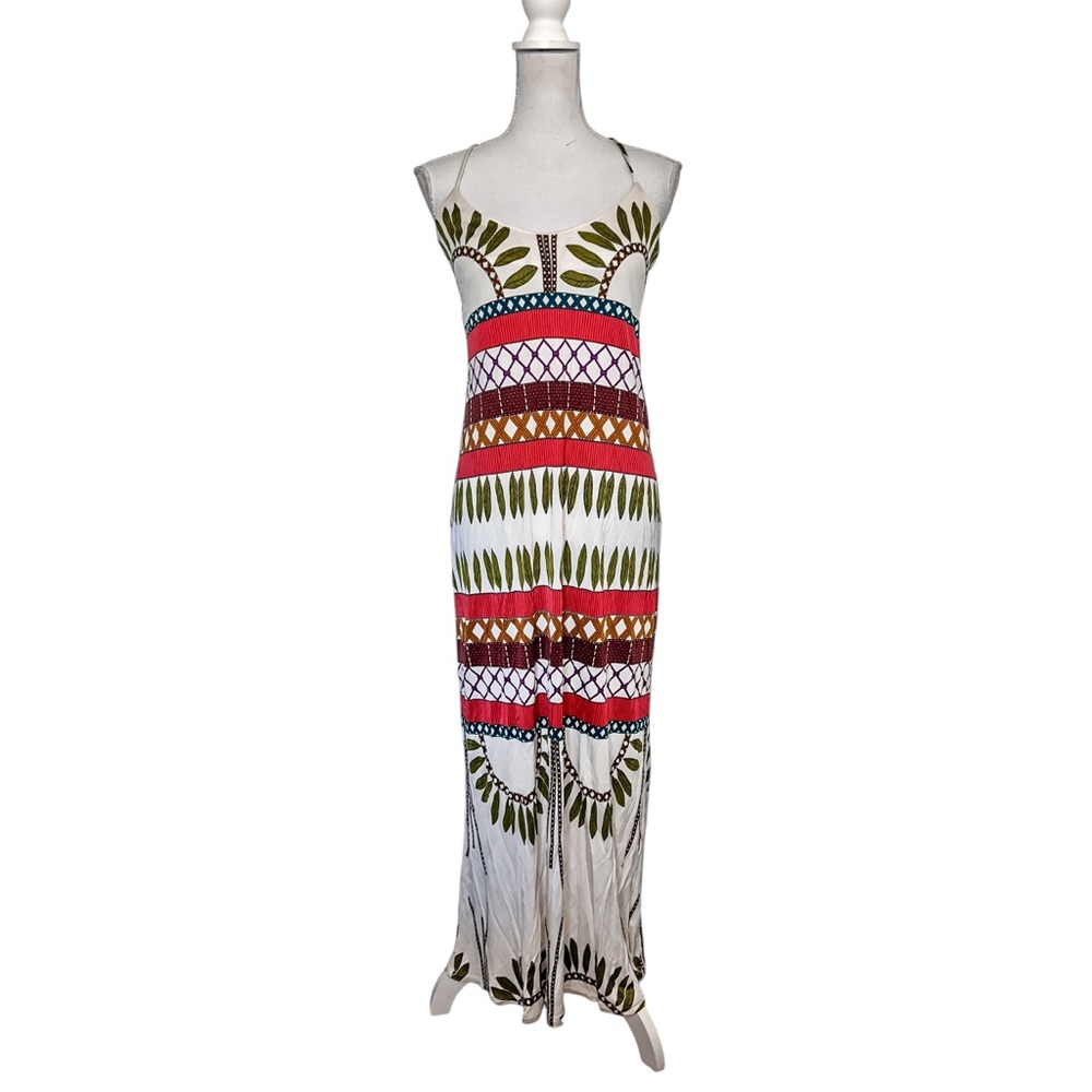 Mara Hoffman Sleeveless Printed Strappy Maxi Dress Size Small